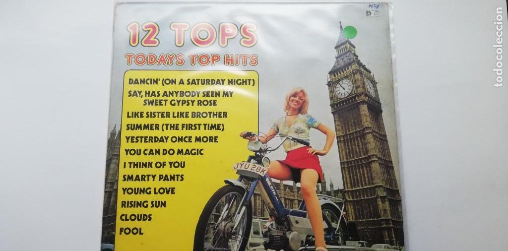 Disques de vinyle: A2- 12 TOPS TODAYS TOP HITS VINILO ( LP) - PORTADA VG / DISCO VG