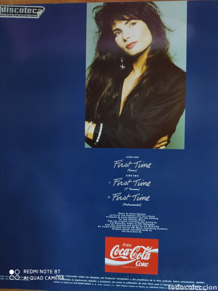 Discos de vinilo: Robin Beck first time maxi single 12 pulgadas Espa&ntilde;a - Foto 2