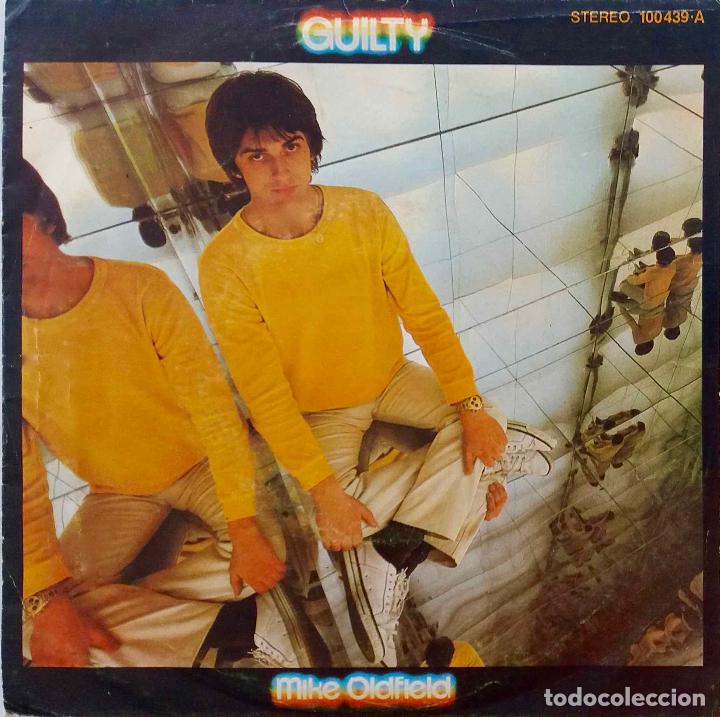 Discos de vinilo: MIKE OLDFIELD, GUILTY. SINGLE ESPA&Ntilde;A - Foto 1