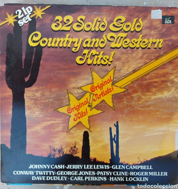 Discos de vinilo: Doble Lp - 32 solid gold country&wester hits - Foto 1
