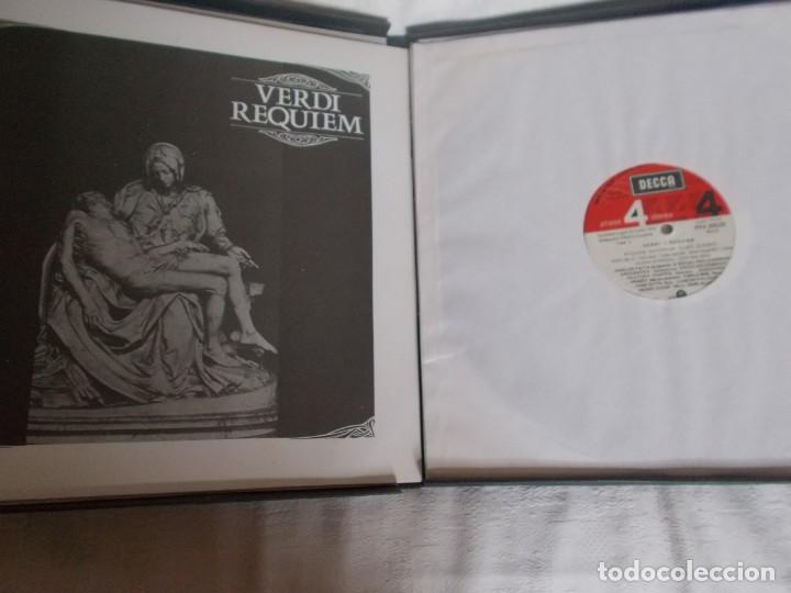 Discos de vinilo: REQUIEM Verdi Caja con 2 Lps - Foto 2
