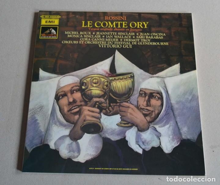 Discos de vinilo: ROSSINI - LE COMTE ORY (VITTORIO GUI) VERSION ORIGINAL EN FRANCES (DISCO DOBLE) - Foto 1