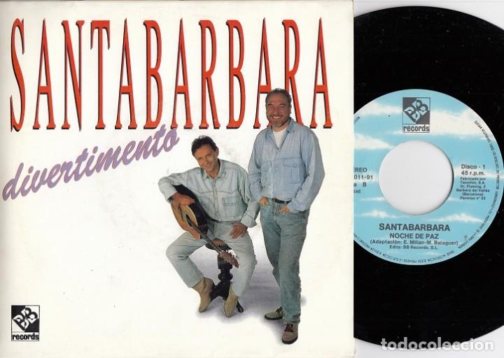 Discos de vinilo: SANTABARBARA - DIVERTIMENTO - DOBLE SINGLE DE VINILO # - Foto 1