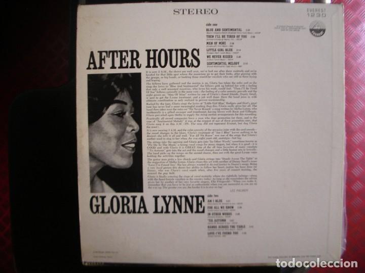 Discos de vinilo: GLORIA LYNNE- AFTER HOURS. LP. - Foto 2