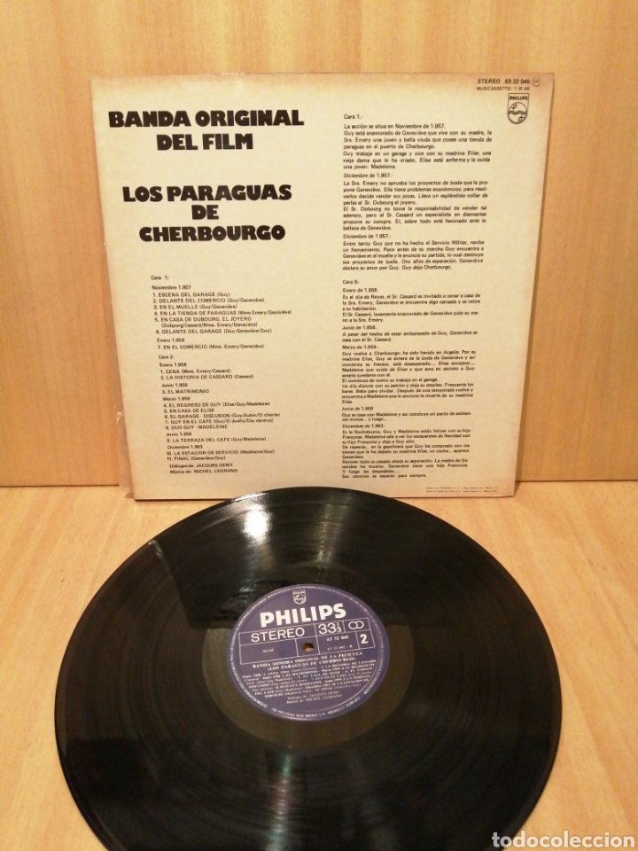 Discos de vinilo: Los Paraguas de Cherbourgo. Michel Legrand. - Foto 2