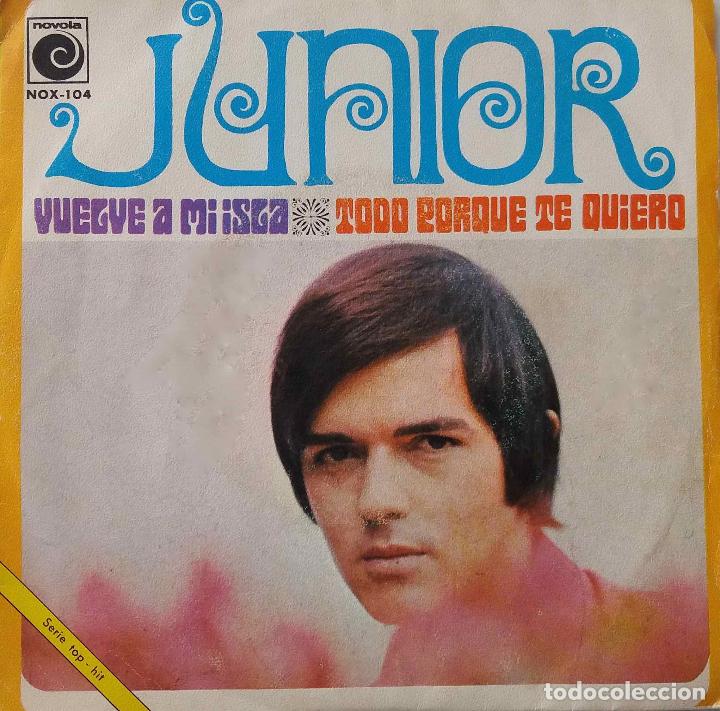 Discos de vinilo: JUNIOR. VUELVE A MI ISLA. SINGLE - Foto 1