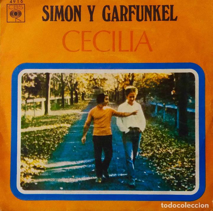 Discos de vinilo: SIMON Y GARFUNKEL, CECILIA. SINGLE ESPA&Ntilde;A - Foto 1