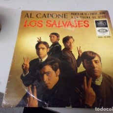 Discos de vinilo: AL CAPONE - LOS SALVAJES - PIENSO EN TI , PAFFF.. BUM , A LA BUENA DE DIOS. Lote 217987720