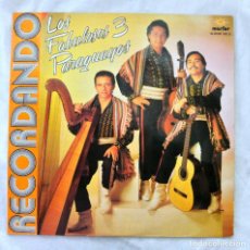 Discos de vinilo: DISCO VINILO LP LOS FABULOSOS 3 PARAGUAYOS , RECORDANDO , DOBLE DISCO , MARFER 1979