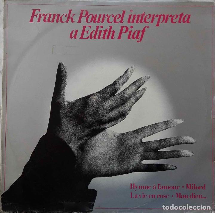 Discos de vinilo: FRANCK POURCEL INTERPRETA A EDITH PIAF, LP ESPA&Ntilde;A - Foto 1