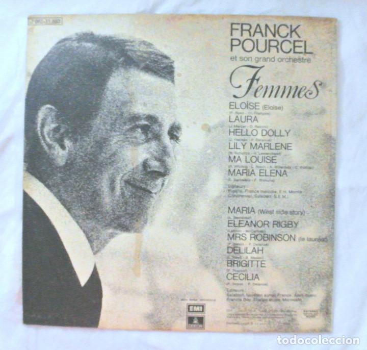 Discos de vinilo: FRANCK POURCEL, FEMMES, Disco Vinilo LP, EMI ODEON 1972 - Foto 2