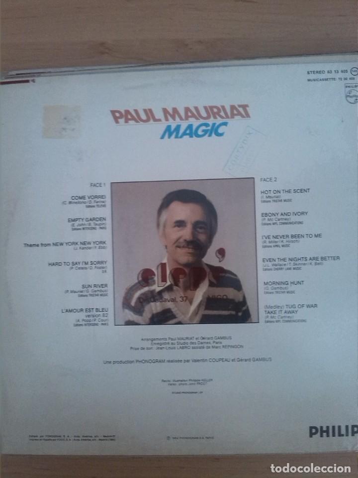 Discos de vinilo: PAUL MAURIAT - MAGIC 1982 - Foto 2