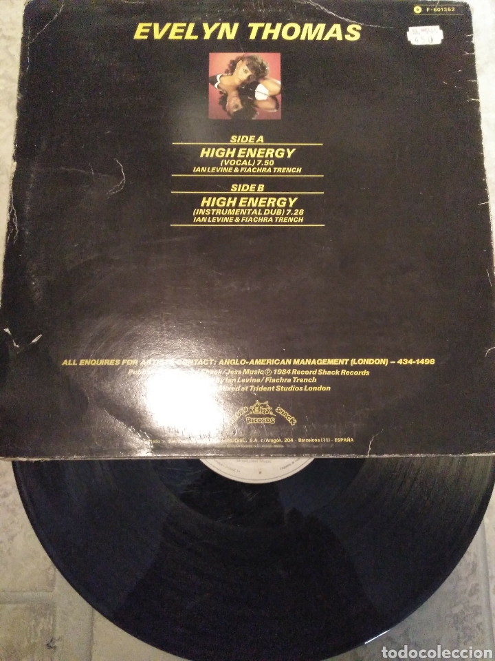 Discos de vinilo: Evelyn thomas - Foto 2