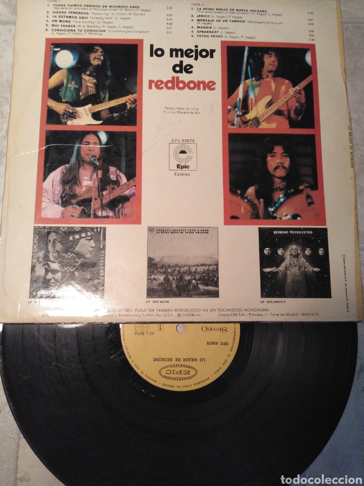Discos de vinilo: Redbone - Foto 2