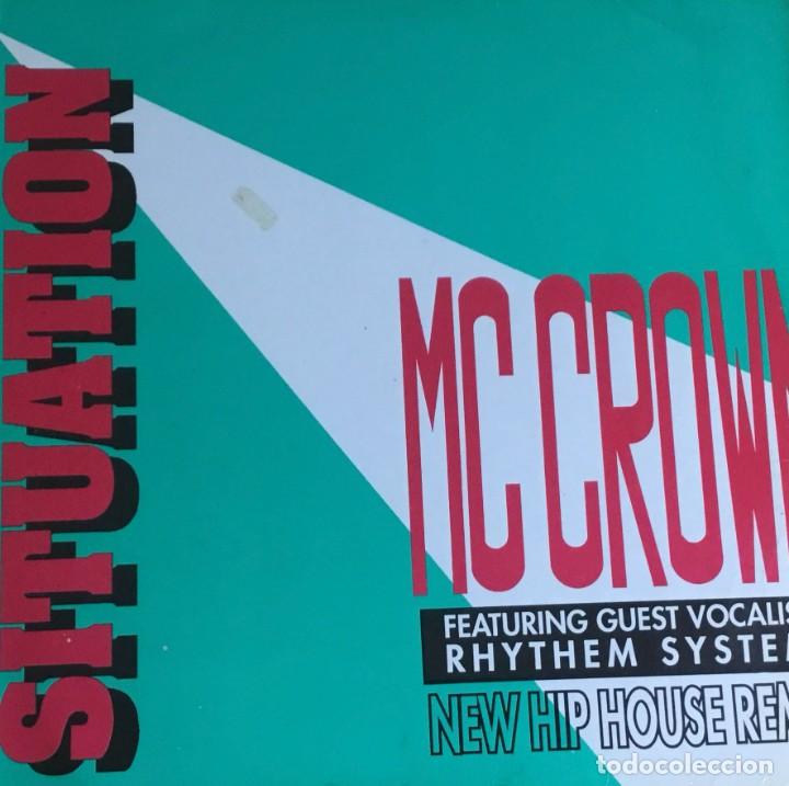 Discos de vinilo: MC CROWN - SITUATION (A&Ntilde;O 1990) - Foto 1