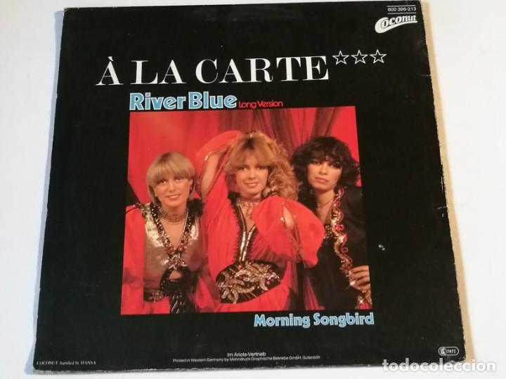 Discos de vinilo: &Agrave; La Carte - River Blue (Long Version) - 1981 - Foto 2