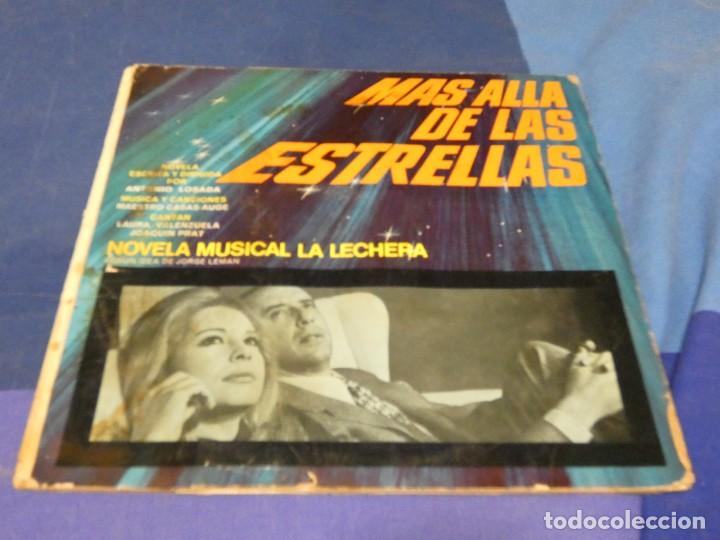 Discos de vinil: EXPRO NOVELA MUSICA LA LECHERA 10&rdquo; MAS ALLA DE LAS ESTRELLAS PORTADA MANCHADILLA VINILO ACEPTABLE