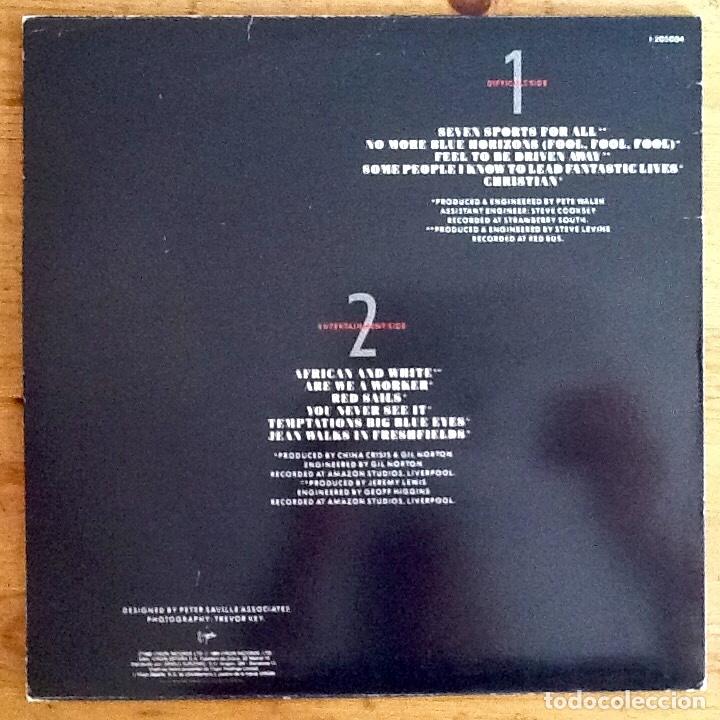 Discos de vinilo: CHINA CRISIS : DIFFICULT SHAPES & PASSIVE RHYTHMS [VIRGIN - ESP 1982] LP - Foto 2