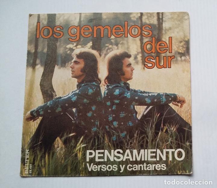 Discos de vinilo: GEMELOS DEL SUR - PENSAMIENTO / VERSOS Y CANTARES - SINGLE. tdkds13