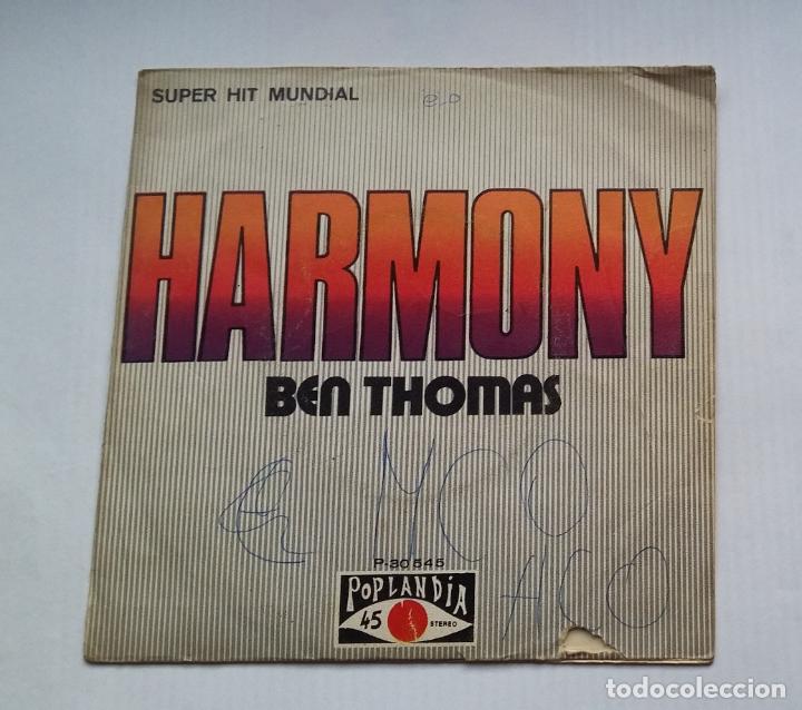 Discos de vinilo: Ben Thomas. - Harmony. SINGLE. TDKDS13 - Foto 1