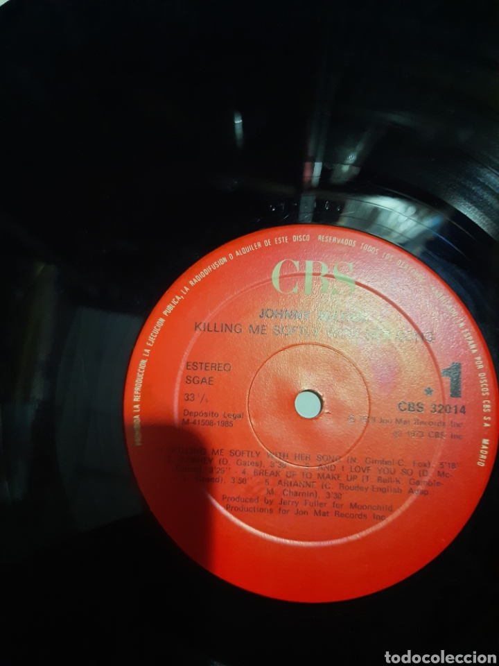 Discos de vinilo: Johnny Mathis - Suavemente me mata con su canci&oacute;n - Foto 3