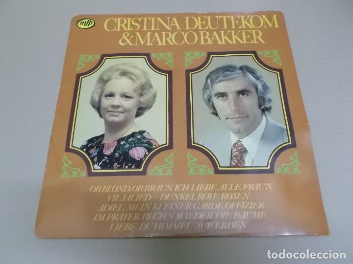 Disques de vinyle: CRISTINA DEUTEKOM & MARCO BAKKER (LP) FRAGMENTOS DE OPERAS A&Ntilde;O 1980 &ndash; EDICION HOLANDA