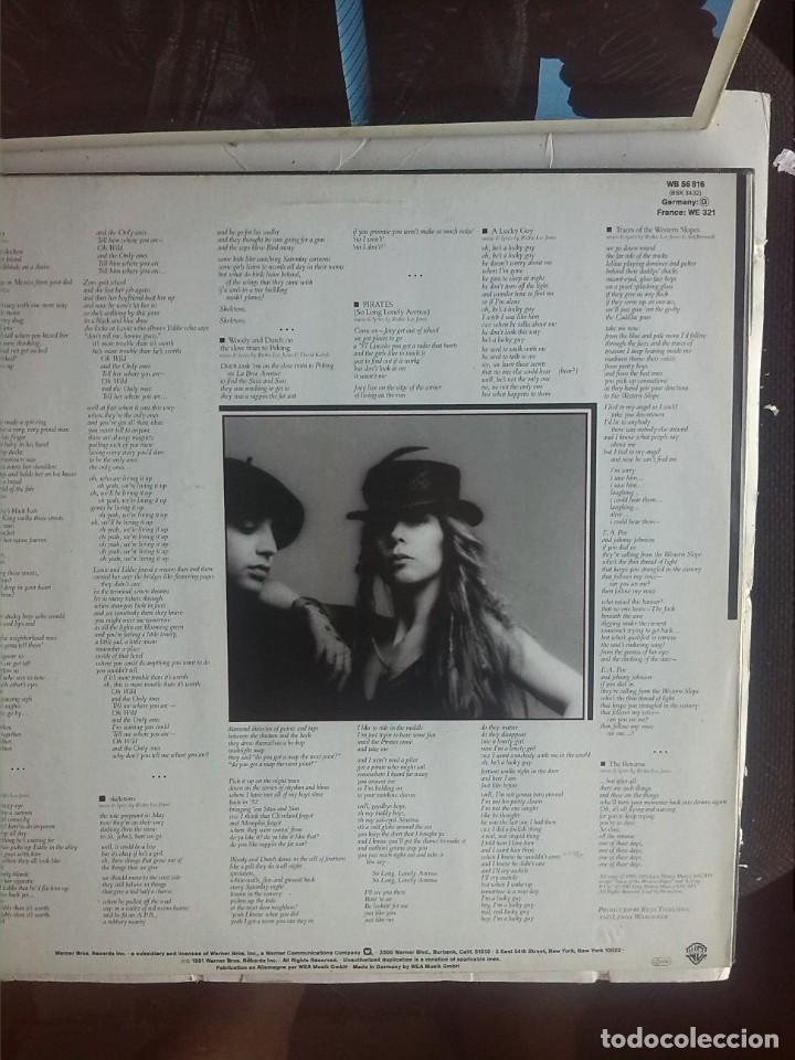 Discos de vinilo: RICKIE LEE JONES - PIRATES 1981 - Foto 2