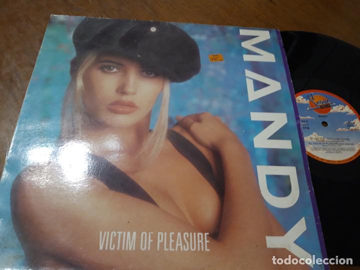 Discos de vinilo: Mandy* ?&ndash; Victim Of Pleasure-MAXI-ESPA&Ntilde;A-1988 Sanni Records ?&ndash; PWLT 18-