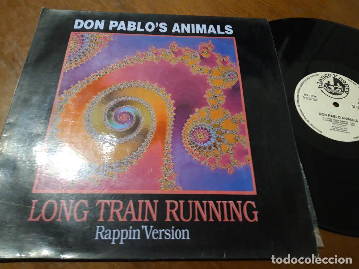 Discos de vinilo: Don Pablo's Animals ?&ndash; Long Train Rappin-MAXI-ESPA&Ntilde;A-1990-