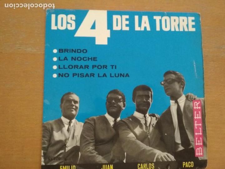 Discos de vinilo: LOS 4 DE LA TORRE BRINDO EP - Foto 1