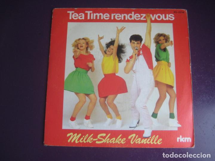 Discos de vinilo: Milk-Shake Vanille - Tea Time Rendez-Vous - Sg HISPAVOX 1982 - DISCO POP ELECTRONICA 80'S