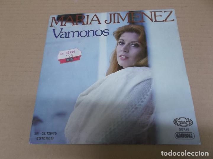 Discos de vinilo: MARIA JIMENEZ (SINGLE) VAMONOS A&Ntilde;O 1977 - Foto 1