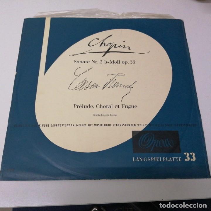 Discos de vinilo: Disco LP FREDERIC CHOPIN. CESAR FRANCK - Foto 1