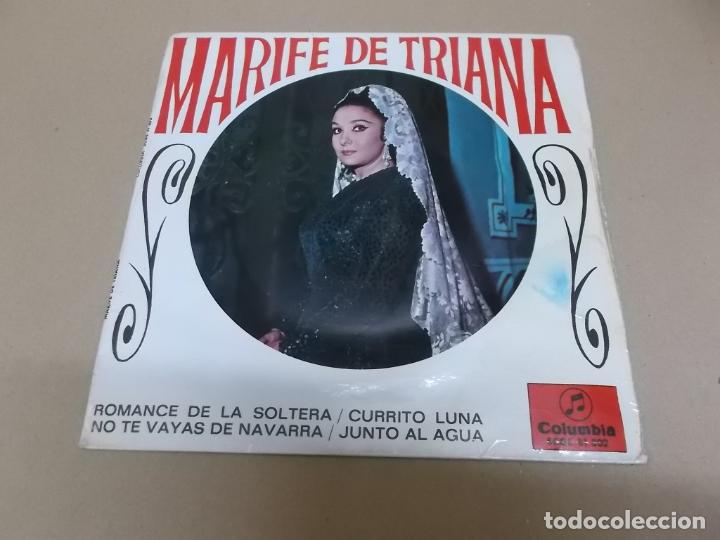 Discos de vinilo: MARIFE DE TRIANA (EP) ROMANCE DE LA SOLTERA A&Ntilde;O 1967 - Foto 1