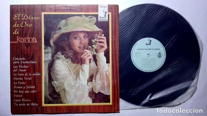 Discos de vinilo: KARINA EL DISCO DE ORO LP IMPORTADO DE COLECCION - Foto 1