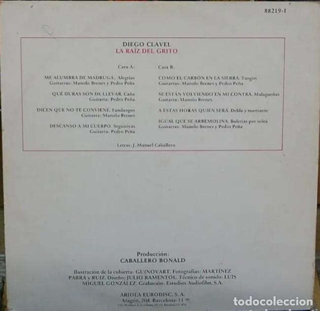 Discos de vinilo: DIEGO CLAVEL - Foto 2