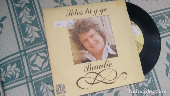 Discos de vinilo: SINGLE (VINILO) DE BRAULIO A&Ntilde;OS 70 - Foto 1