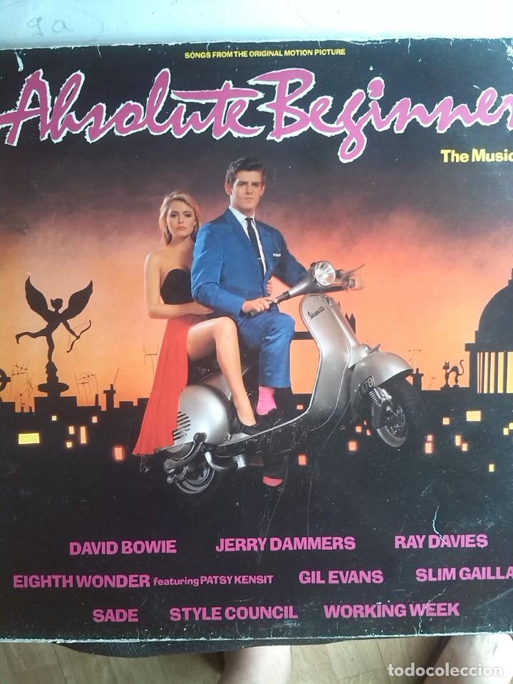 Discos de vinilo: ABSOLUTE BEGINNERS BSO 1986 DAVID BOWIE RAY DAVIES SADE - Foto 1