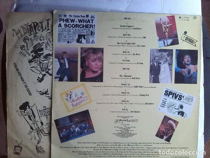 Discos de vinilo: ABSOLUTE BEGINNERS BSO 1986 DAVID BOWIE RAY DAVIES SADE - Foto 2
