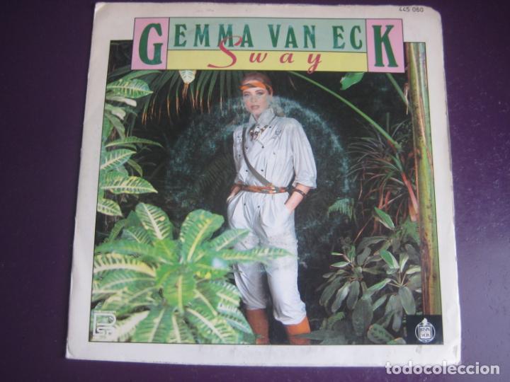 Discos de vinilo: Gemma Van Eck - Sway - Sg HISPAVOX 1983 - DISCO POP 80S - ELECTRONICA HOLANDA - Foto 1