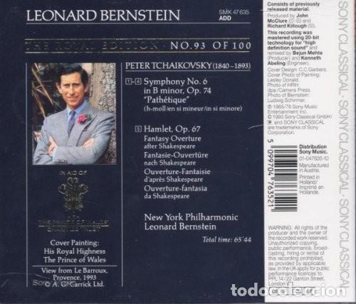 Discos de vinilo: Leonard Bernstein / The Royal Edition - Tchaikovsky - CD - Foto 2