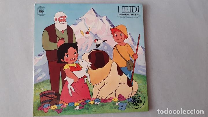 Discos de vinilo: Cuento Heidi Historia Completa LP CBS Stereo - Foto 1