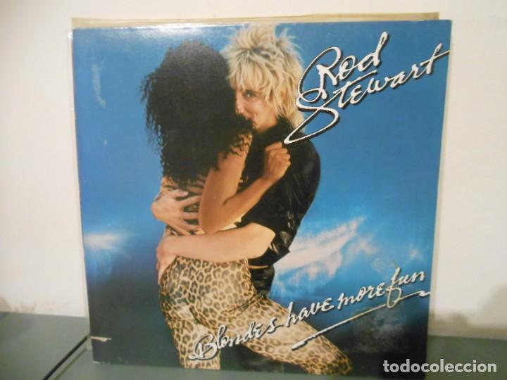 Discos de vinilo: ROD STEWART - BLONDES HAVE MORE FUN - Foto 1