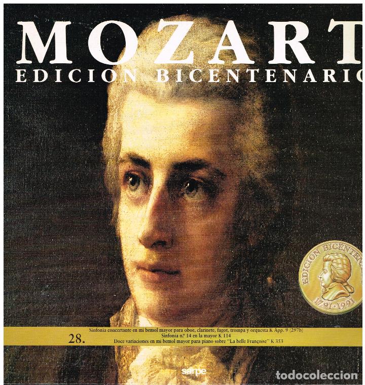 Discos de vinilo: MOZART - EDICION BICENTENARIO 28 - LP 1990 - Foto 1