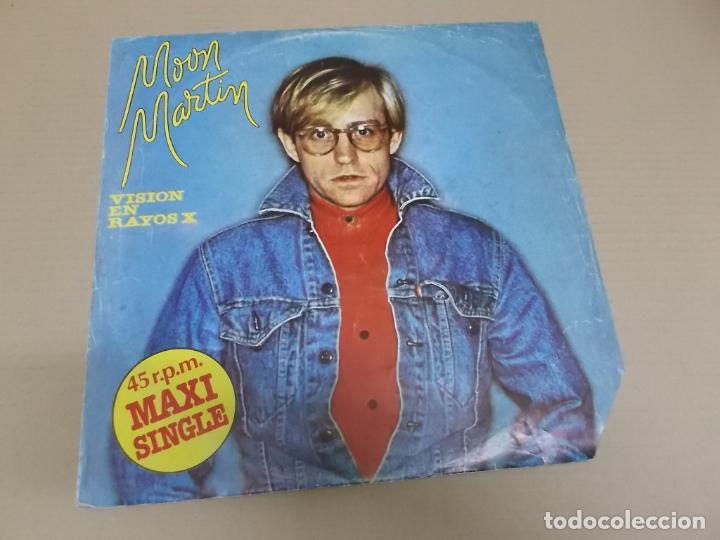 Discos de vinilo: MOON MARTIN (MAXI) X-RAY VISION (2 TRACKS) A&Ntilde;O 1982 - Foto 1