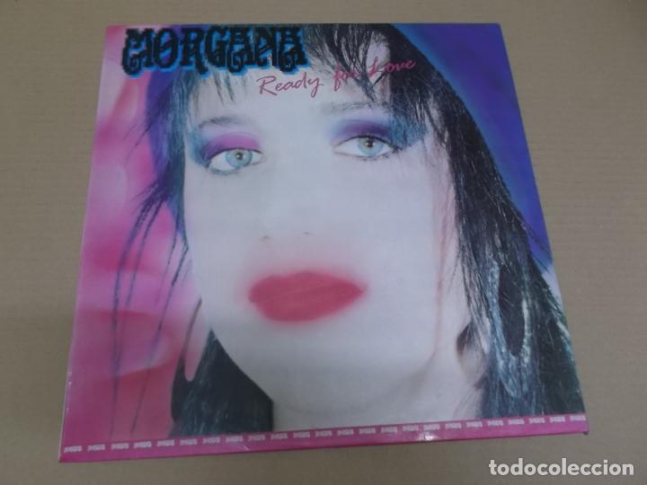 Discos de vinilo: MORGANA (MAXI) READY FOR LOVE (2 TRACKS) A&Ntilde;O 1987 - Foto 1
