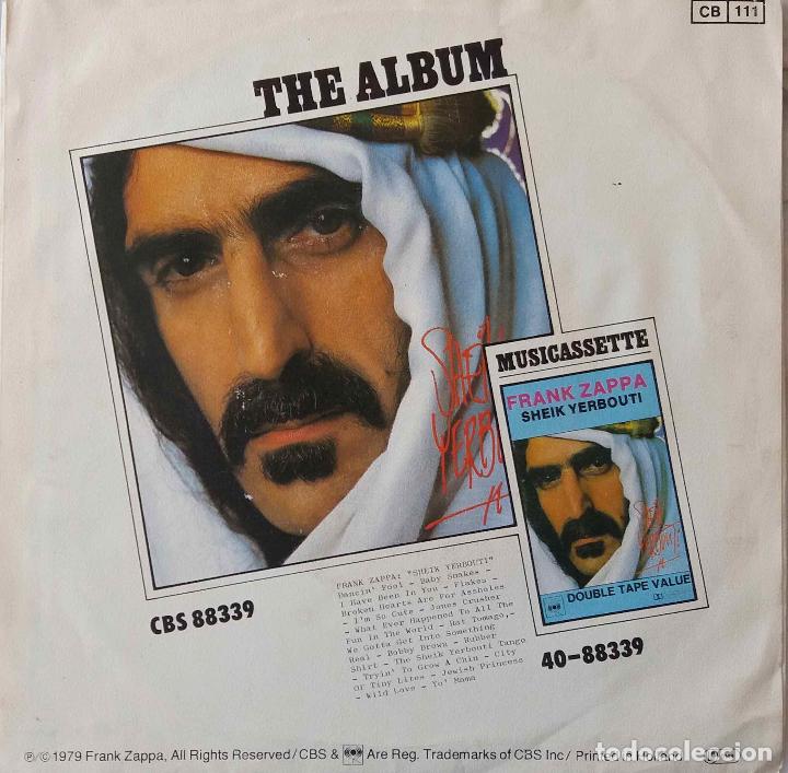 Discos de vinilo: FRANK ZAPPA, BOBBY BROWN. SINGLE HOLANDA - Foto 2
