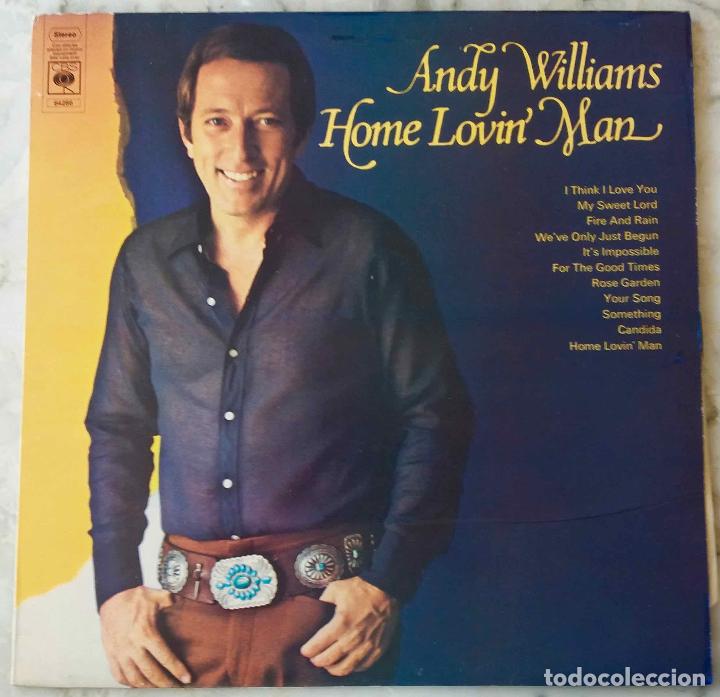 Discos de vinilo: ANDY WILLIAMS. HOME LOVIN MAN. LP ORIGINAL UK - Foto 1