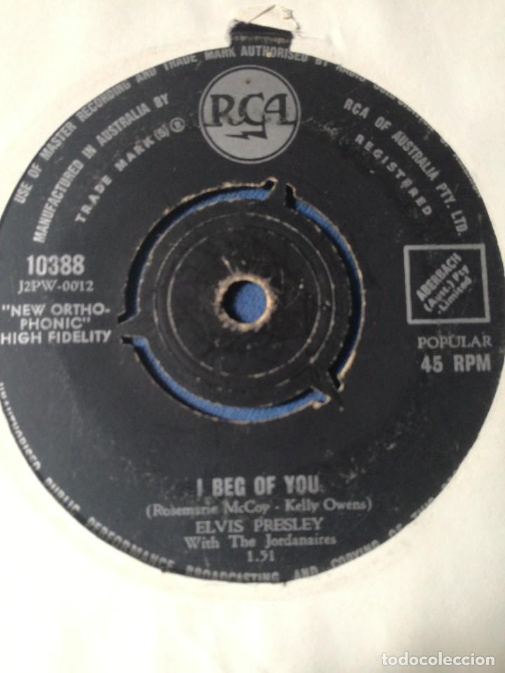 Discos de vinilo: LOTE DE 5 SINGLES DE ELVIS PRESLEY - Foto 2