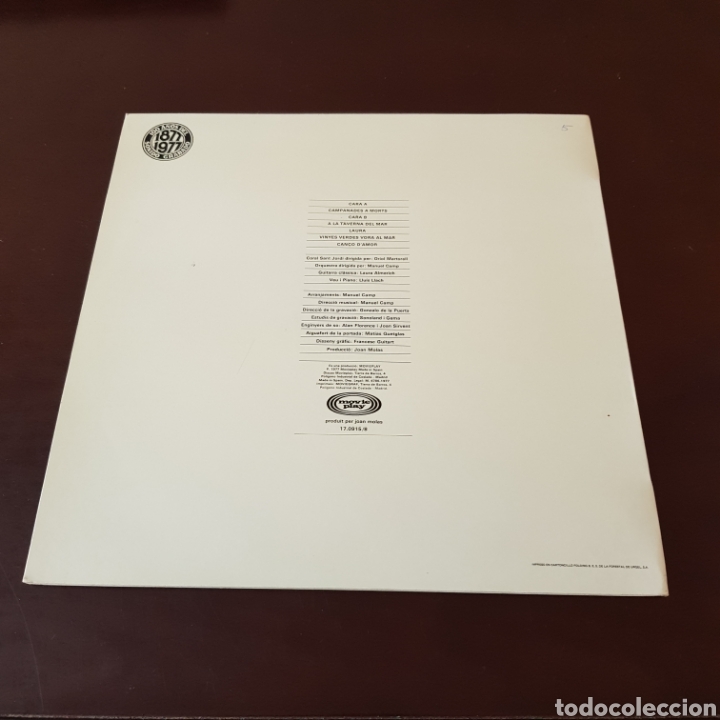 Discos de vinilo: LLUIS LLACH - CAMPABADES A MORTS - Foto 2